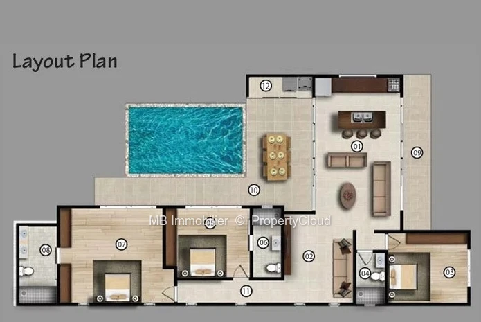 Projet - Villa à vendre à Grand Baie