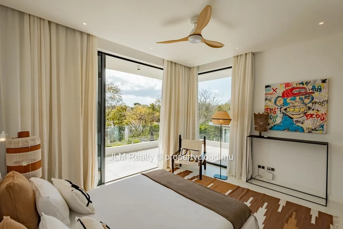 À Vendre : Villa Contemporaine de Prestige de 5 Chambres à Tamarin, Île Maurice