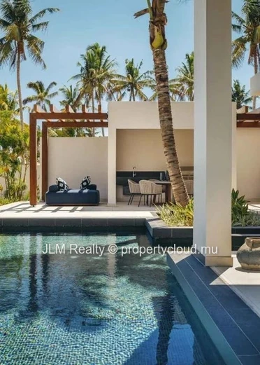 For sale, exclusive villa in a 5* beachfront resort in Belle Mare on the east coast of Mauritius