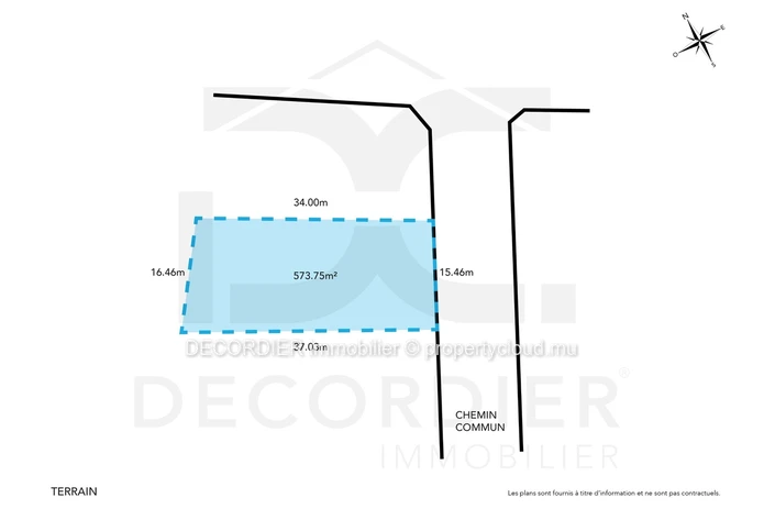 Ideally Located Residential Plot in Pereybère