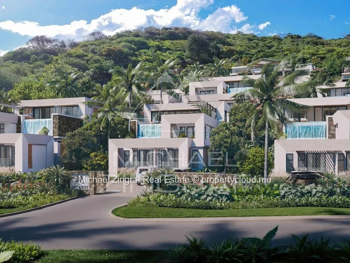 Villa d’Exception de 3 Chambres avec Vue sur l’Océan et les Montagnes