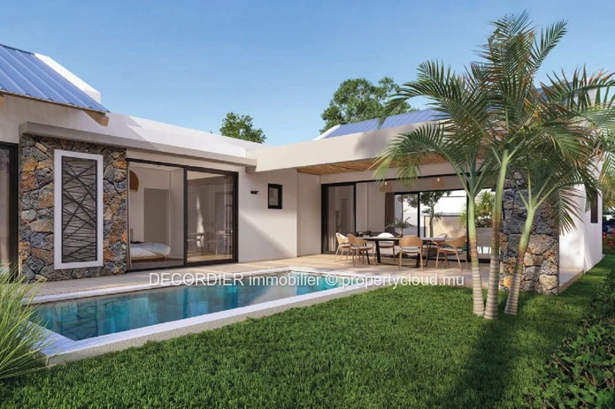 Contemporary villa in a gated community