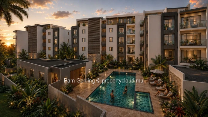 2 bedroom apartments in Cap Tamarin – Secure Your Mauritius Residency Through Property