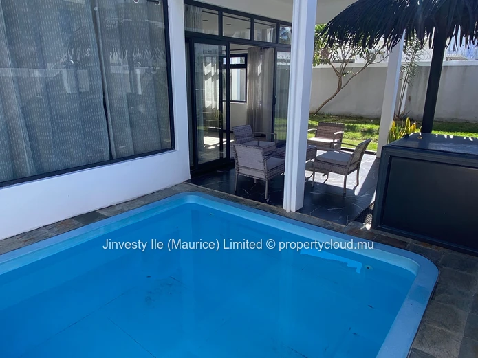 JINVESTY MAURITIUS : RENT 3 BR House Mont Choisy beach on walk... 69000