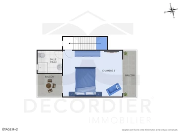 Maison de 3 Chambres