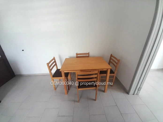 One bedroom furnished apartment with sea view for rent in Grand Baie