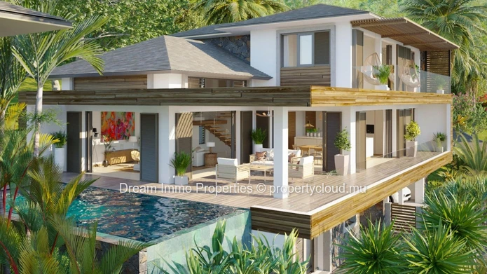 Sublimes Villas Offrant Une Vue Mer & Morne Panoramique A Riviere Noire - Ile Maurice