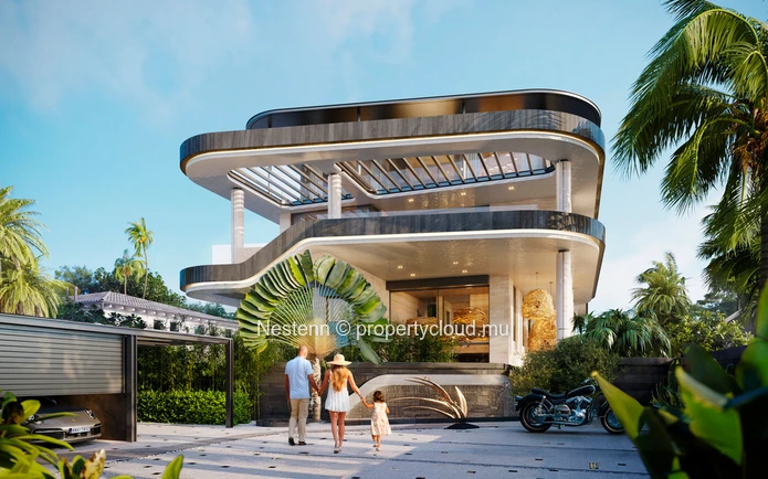 Appartement de luxe au 1er étage, en bord de mer