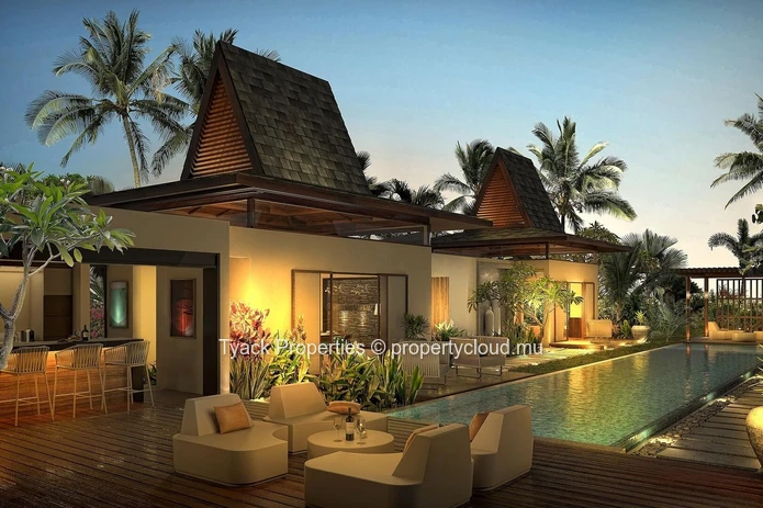 Villas luxueuses de style balinais de 4 chambres avec privilèges exclusifs de resort