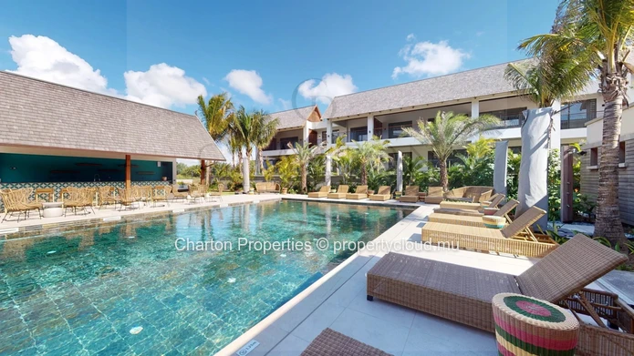 2 Bedroom Ensuite Apartment with Private Garden and Pool in Mont Choisy