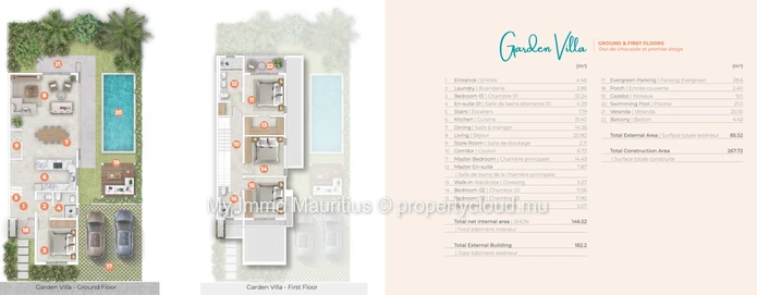Villas contemporaines 4 chambres à Calodyne