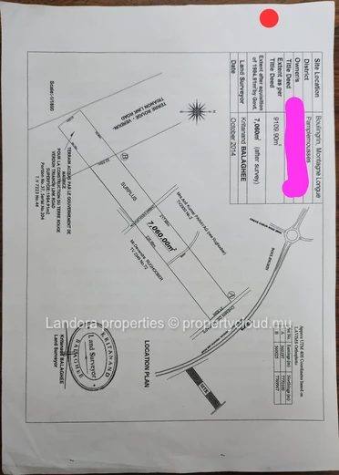 Agricultural Land Near Terre Rouge–Verdun Link Road – 1.67 Arpents