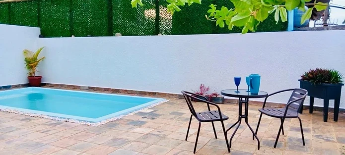 Charming Duplex with Private Pool for Rent in Flic en Flac, Mauritius