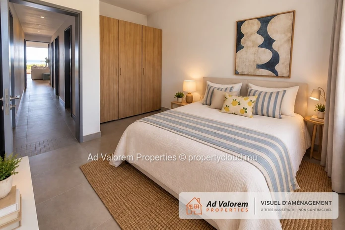 Saint-Antoine – Appartement meublé de 156 m² avec magnifique vue mer