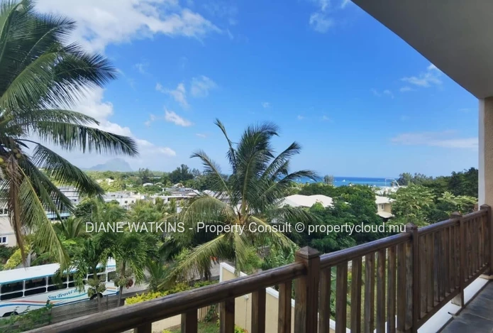 Elegant 2-Bedroom Apartment for rent with Ocean Views and Le Morne Backdrop