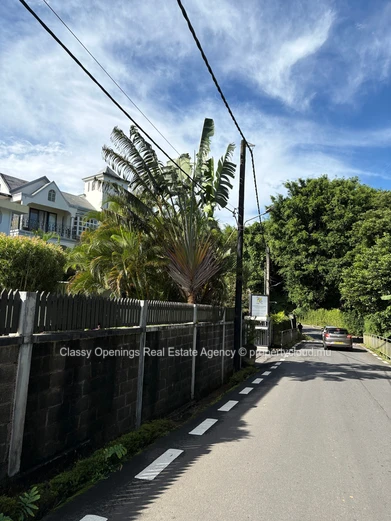 1,015 m² Corner Plot on Quiet Tree-Lined Street, Curepipe