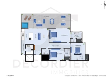Appartement de 3 Chambres