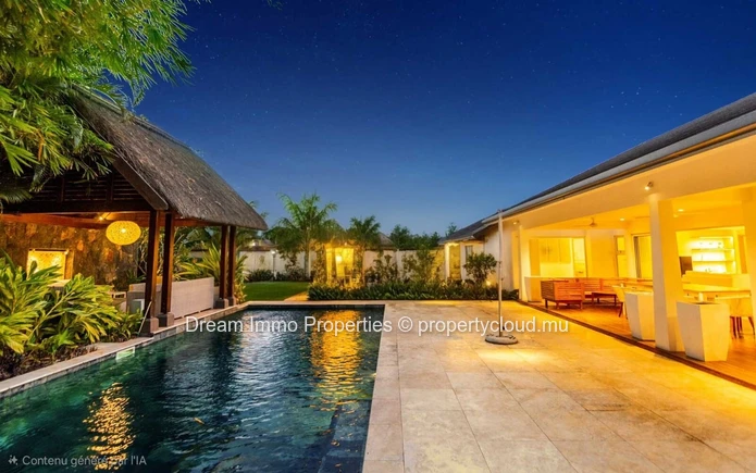 Élégante Villa 3 Chambres Meublée Au Clos Du Littoral 2 A Grand Baie – Ile Maurice