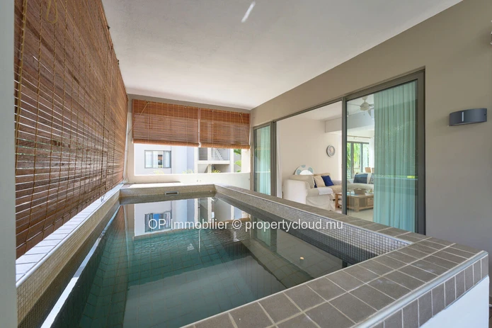 Appartement RES d exception à Bain Boeuf avec piscine privée et vue sur le lagon de Grand Baie