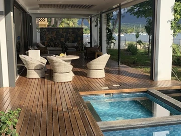For Rent – Stunning Beachfront Villa with Panoramic View of Le Morne – Black River, Mauritius