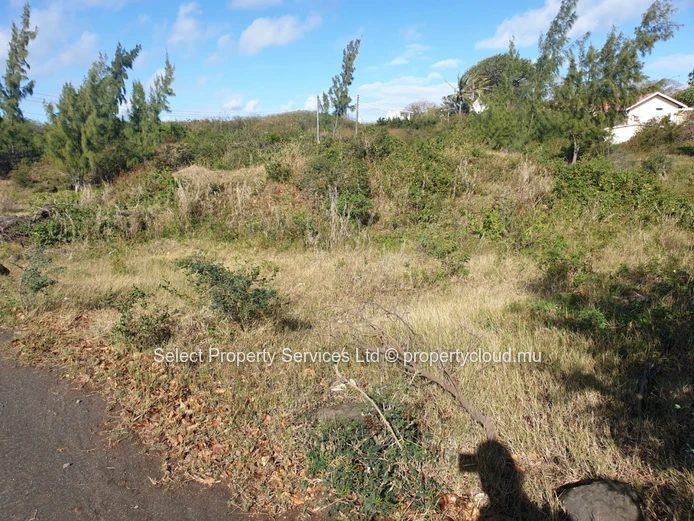 A Vendre, Terrain Pieds vue mer, St Michel, Grand Gaube