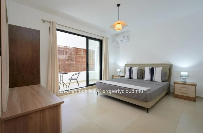 Penthouse de haut standing offrant 3 chambres avec vue sur mer à Trou aux Biches
