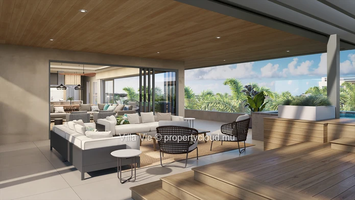 Mont Choisy - Luxury 4 bedroom penthouse with sea view