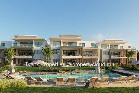 Modern 3-bedroom apartment in Grand Baie with access to luxury common pool