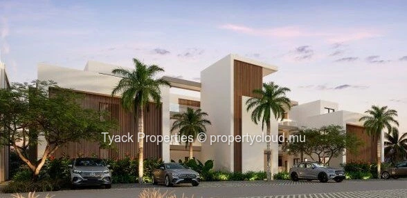 Modern 3-bedroom apartment in Grand Baie with access to luxury common pool