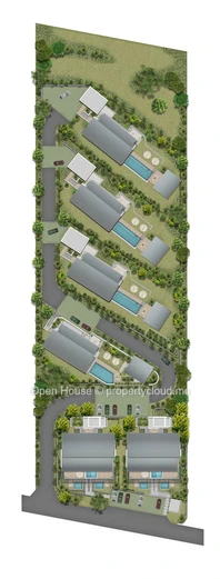 Villa PDS à vendre à Rivière Noire, 481m², 5 chambres, bureau, piscine privée, vue mer et montagne, prix €.