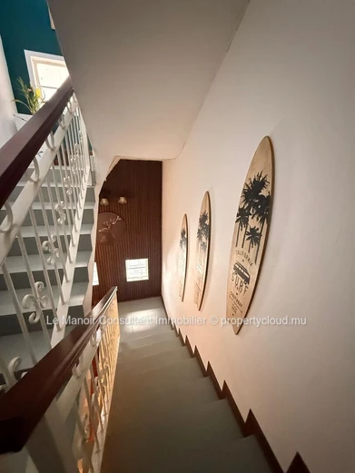 Maison individuelle de 2 étages avec toit-terrasse aménagé et vue mer- vendue entièrement meublée