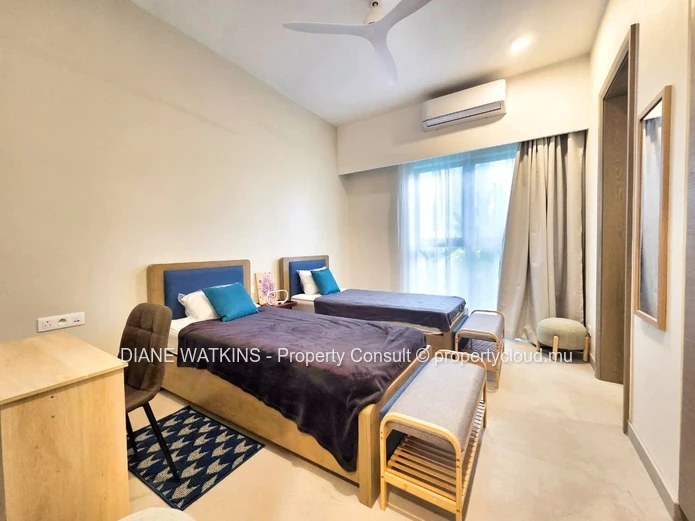 Furnished 2-Bedroom Apartment with Swimming Pool for Rent in Mont Choisy