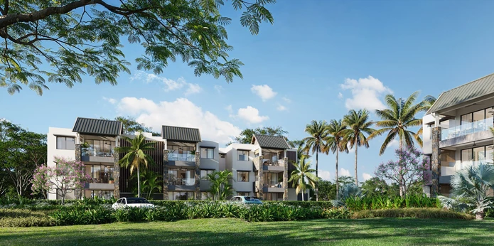 Appartement 3 chambres avec piscine à vendre à Beau Champ