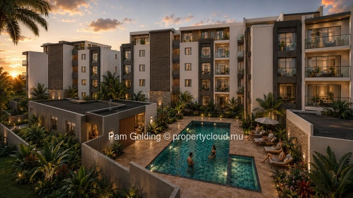 2 bedroom apartments in Cap Tamarin – Secure Your Mauritius Residency Through Property