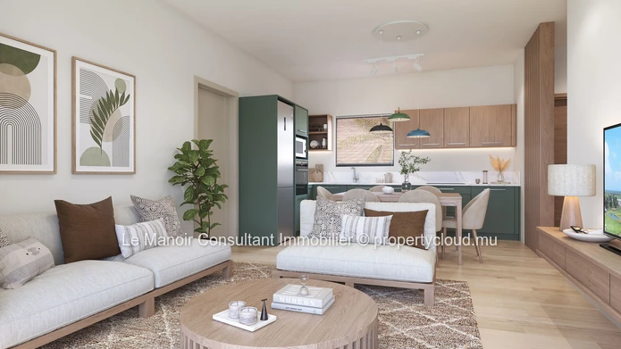 Appartement 3 chambres avec piscine à vendre à Roches Noires