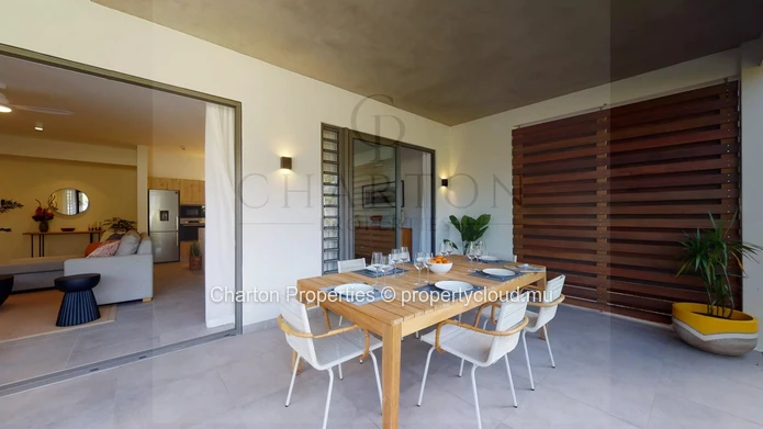 2 Bedroom Ensuite Apartment with Private Garden and Pool in Mont Choisy