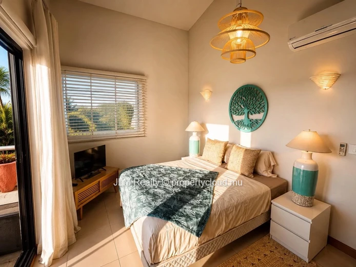 Stunning Penthouse for Long-Term Rent Just Steps from La Preneuse Beach, Black River, Mauritius