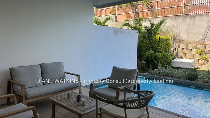 Coastal Comfort in Rivière Noire – Furnished Duplex with Jacuzzi for Sale