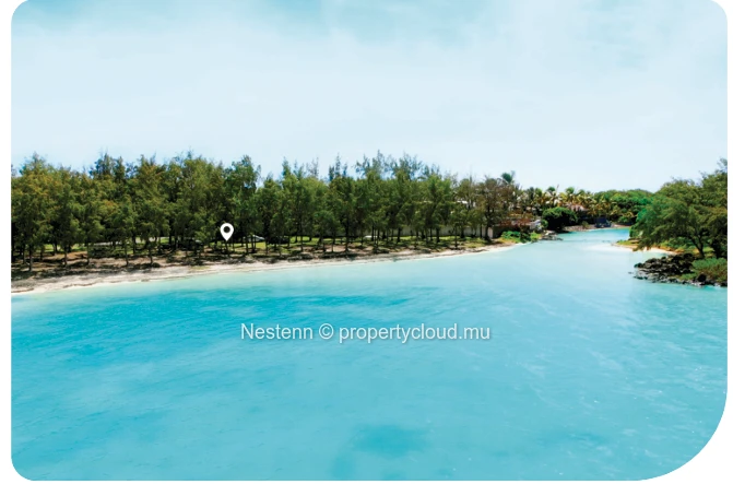 Contemporary 3-bedroom apartment in Grand Gaube under construction with sea access secured parking and air conditioni...