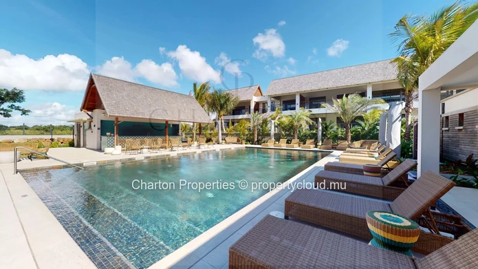 2 Bedroom Ensuite Apartment with Private Garden and Pool in Mont Choisy