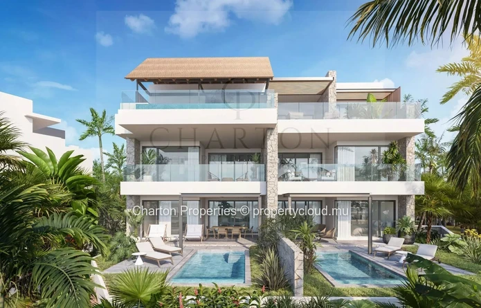 Penthouse de 3 chambres avec piscine privative et vues panoramiques sur le lagon et le Morne