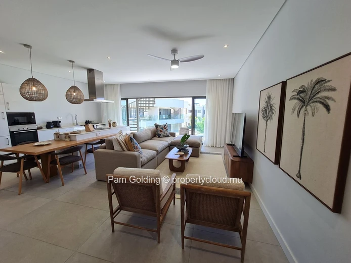 Beautifully Appointed 2-Bedroom Penthouse with Private Rooftop Pool for Sale in Pointe aux Canonniers