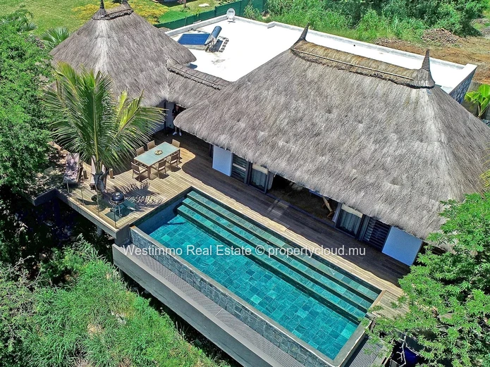 TAMARIN - Suspended villa with panoramic views for sale in Tamarin