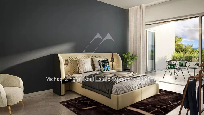 Sky villa with panoramic seaviews in Pereybere