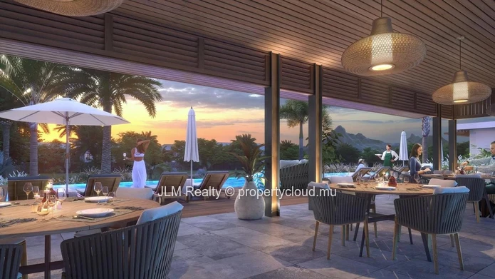 Magnifique villa à vendre au sein d’un nouveau resort de prestige à Tamarin, Île. Maurice