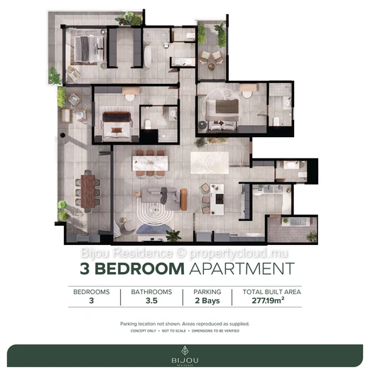 Apartment 3 Chambre