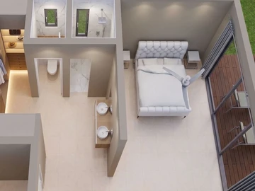 Maison de 3 Chambres