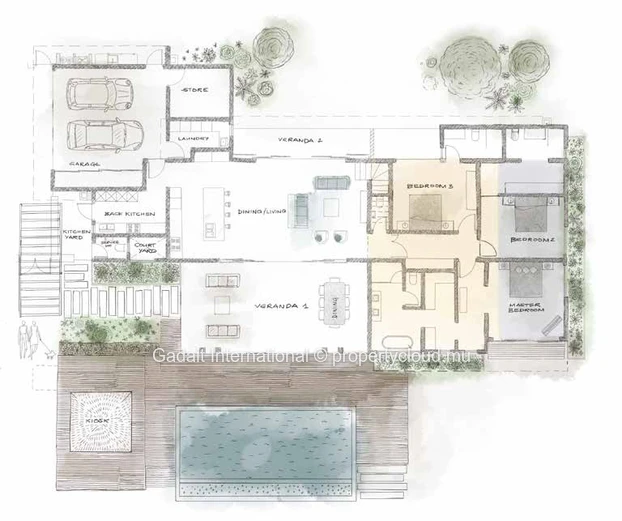 Villa Belouguet – Résidence écoresponsable, jardin privé - Tamarin