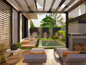 Townhouse, Duplex de 3 Chambres