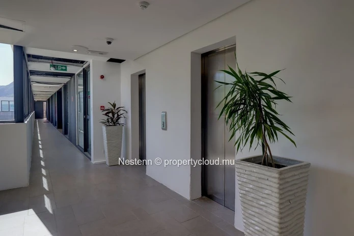 Modern office in Ebène with mountain view, air conditioning, private lift, alarm system, and free access to meeting r...
